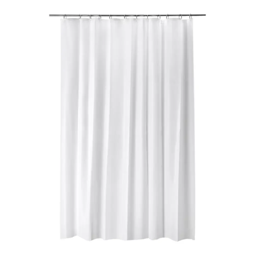 WHITE‎ BJARSEN IKEA MODERN DESIGN SHOWER BATHROOM CURTAIN 180X200CM